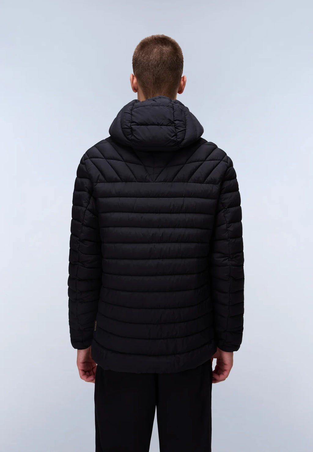 Piumino con Cappuccio Lapaz Nero Black Beauty Napapijri - Seipuntozerostore