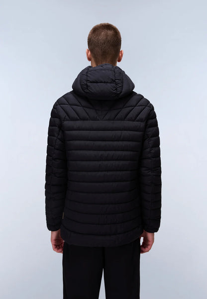 Piumino con Cappuccio Lapaz Nero Black Beauty Napapijri - Seipuntozerostore