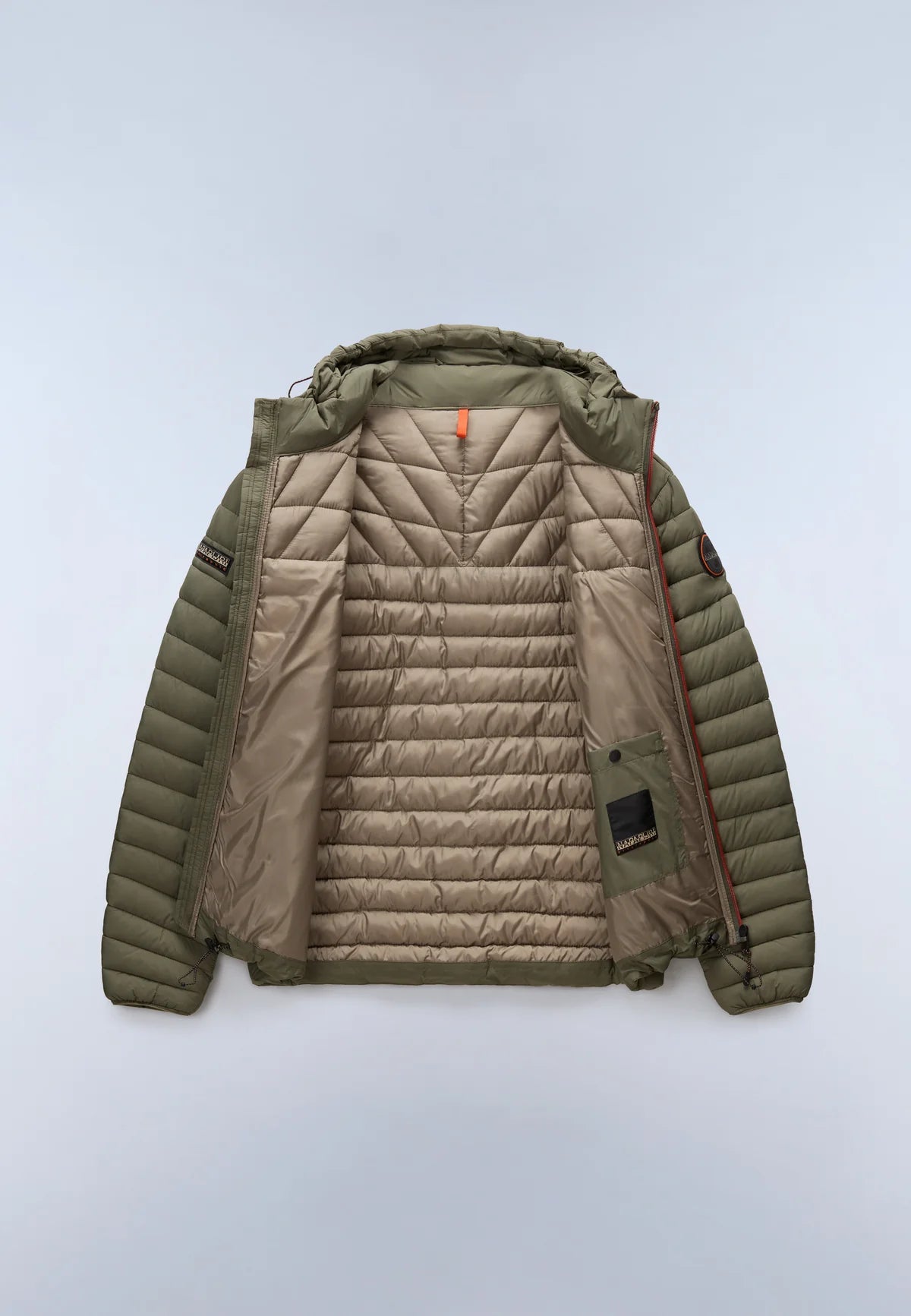 Piumino con Cappuccio Verde Tea Leaf Lapaz Napapijri - Seipuntozerostore