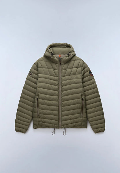 Piumino con Cappuccio Verde Tea Leaf Lapaz Napapijri - Seipuntozerostore