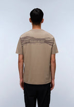 T-Shirt a Maniche Corte Fallen Rock Back Graphic in Jersey - Seipuntozerostore