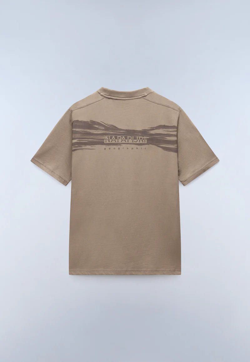 T-Shirt a Maniche Corte Fallen Rock Back Graphic in Jersey - Seipuntozerostore