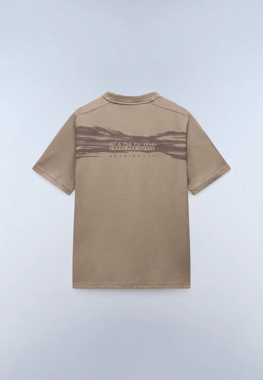 T-Shirt a Maniche Corte Fallen Rock Back Graphic in Jersey - Seipuntozerostore