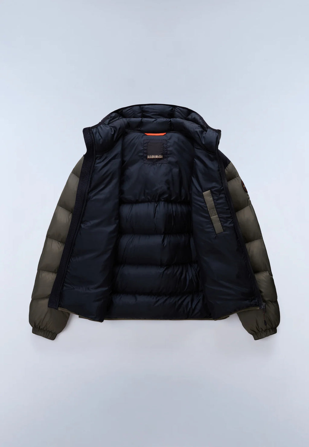 Giacca con Cappuccio Molveno Verde Tea Leaf Napapijri - Seipuntozerostore