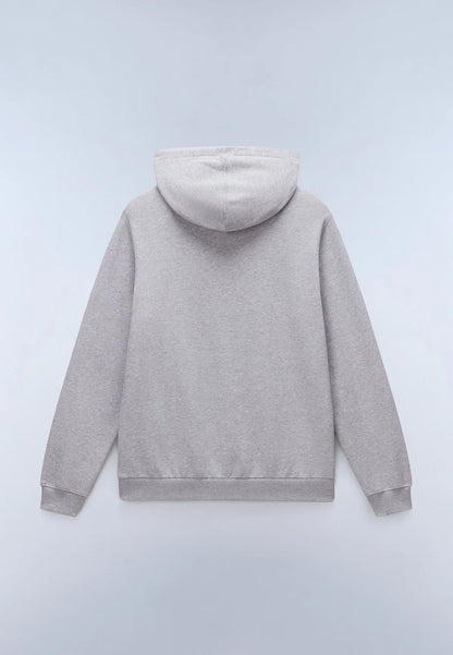 Felpa con Cappuccio Grigia Burgee - Seipuntozerostore