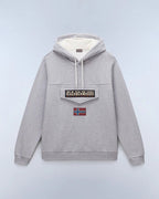 Felpa con Cappuccio Grigia Burgee - Seipuntozerostore