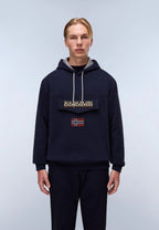 Felpa con Cappuccio Blu Marine Burgee - Seipuntozerostore