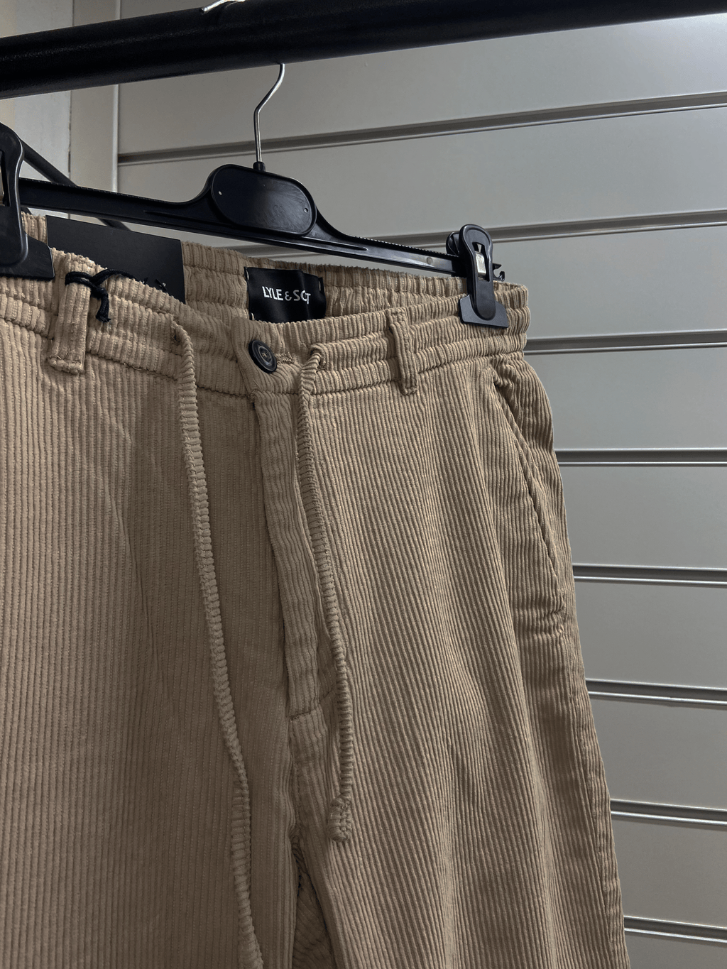 Pantalaccio Dylan Velvet Pants Ecru Lyle & Scott - Seipuntozerostore