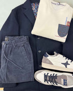 Pantalaccio Dylan Velvet Pants Blu Denim Lyle & Scott - Seipuntozerostore