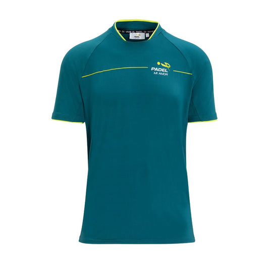 Tshirt Denis Padelmiamor Verde Petrolio - Seipuntozerostore