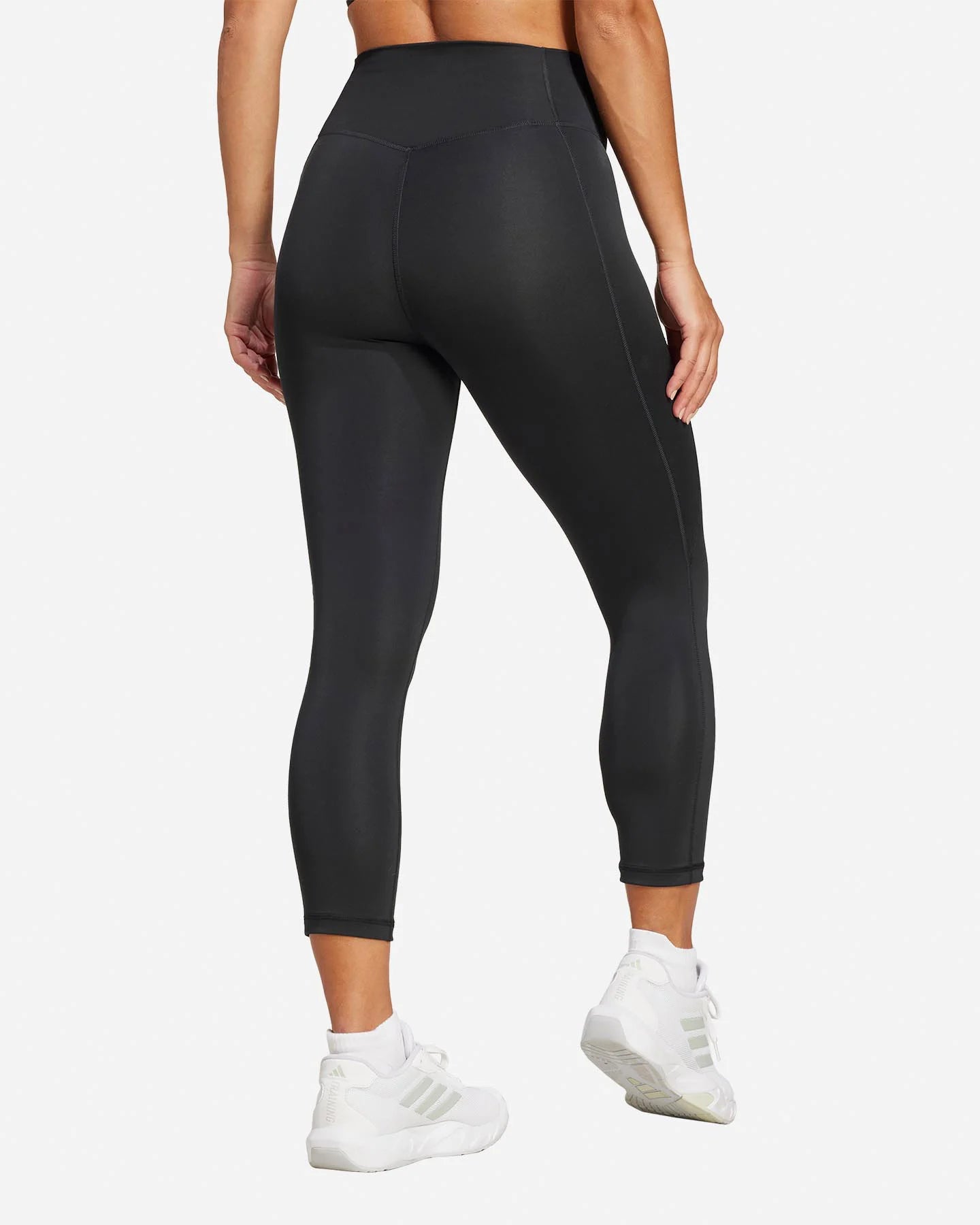 Leggings Optime Essentials Stash Pocket Full - Length Nero Adidas - Seipuntozerostore