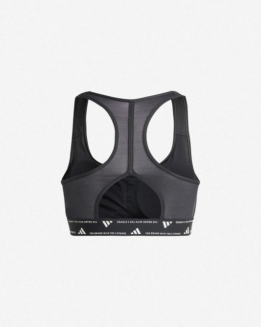 Top Sportivo Reggiseno Power Bra Nero Adidas - Seipuntozerostore