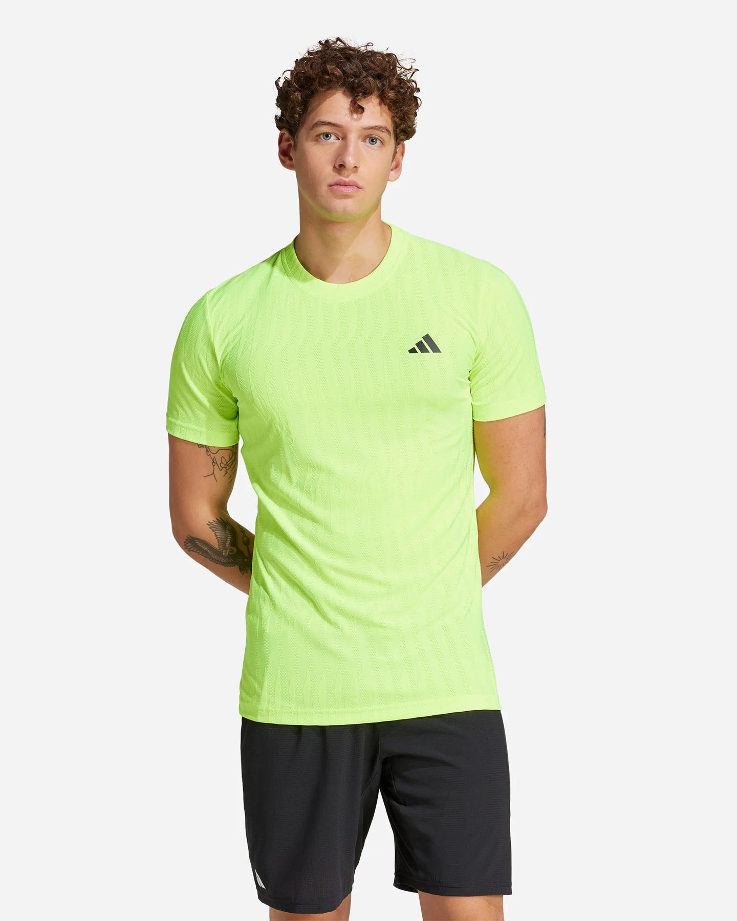 T-shirt FreeLift Tennis Climacool+ AIRCHILL Lucid Lemon ADIDAS - Seipuntozerostore