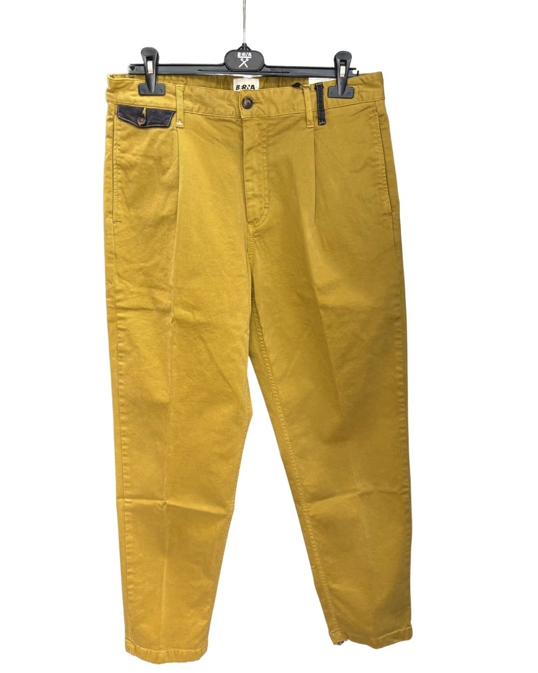 Pantalone Chino Arachide Cropped Berna - Seipuntozerostore