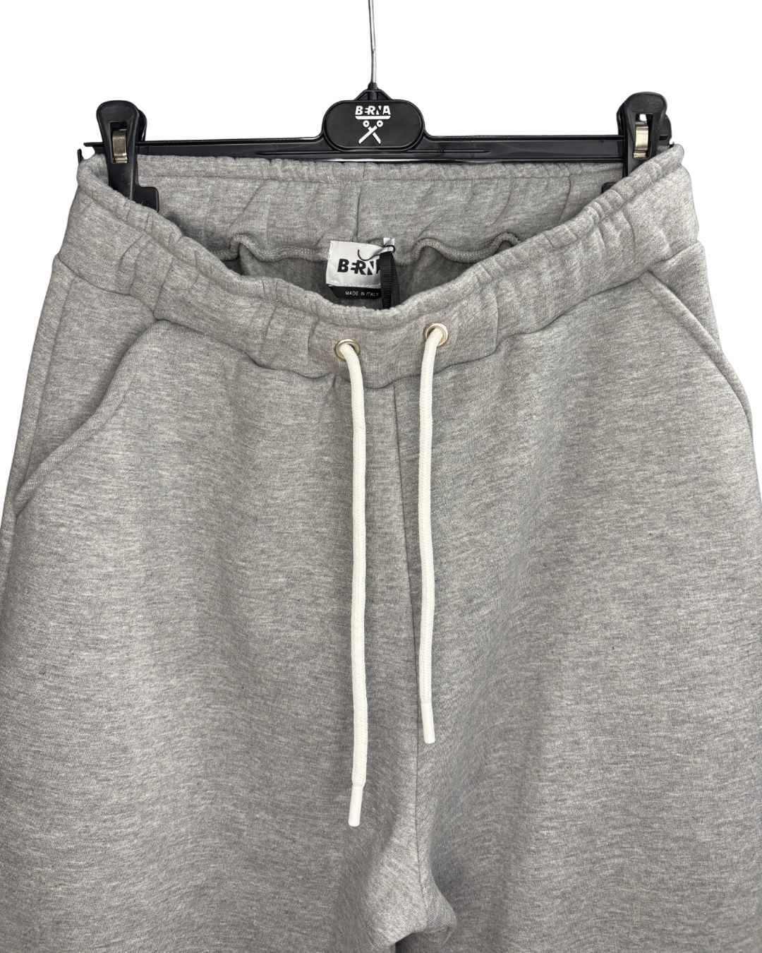 Jogger logato sportswear grigio melange Berna - Seipuntozerostore