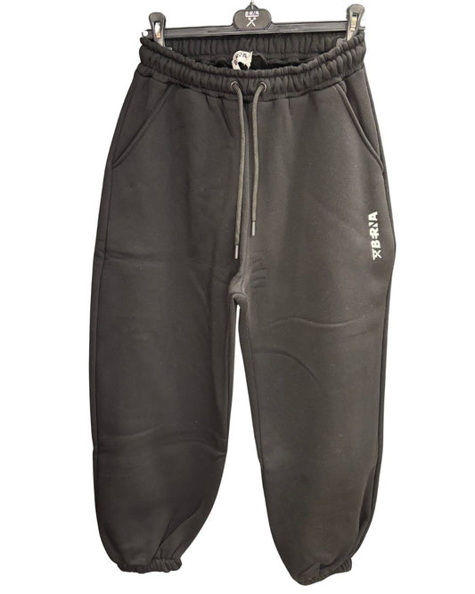 Jogger logato sportswear nero Berna - Seipuntozerostore