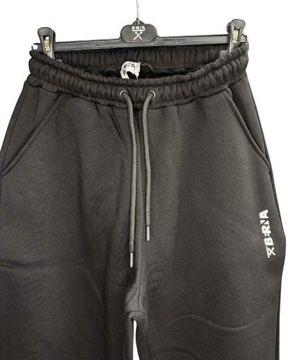 Jogger logato sportswear nero Berna - Seipuntozerostore