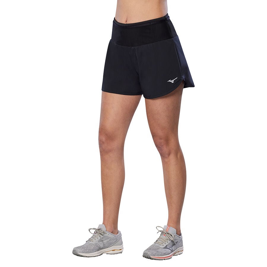 Pantaloncino donna Core 5.5 nero Mizuno - Seipuntozerostore