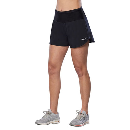 Pantaloncino donna Core 5.5 nero Mizuno - Seipuntozerostore