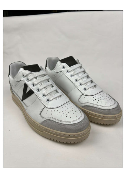 Sneakers College con retro e inserto verde militare V2 Brand - Seipuntozerostore