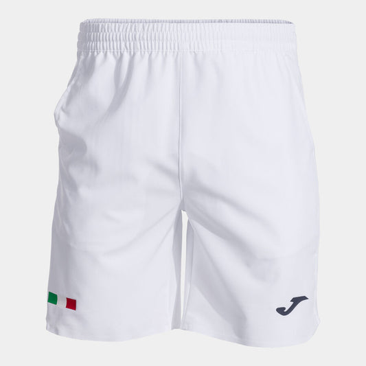 Pantaloncino divisa Federazione Italiana Tennis e Padel bianco Joma - Seipuntozerostore