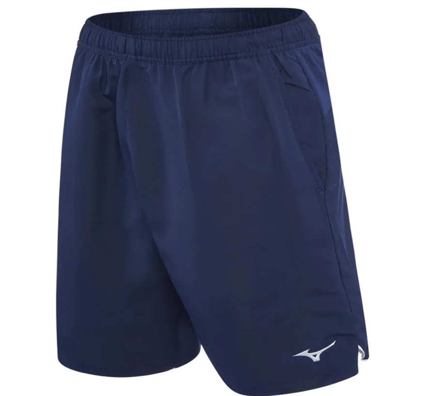 Pantaloncino Tennis Padel Hex Rect Short Blu Mizuno - Seipuntozerostore