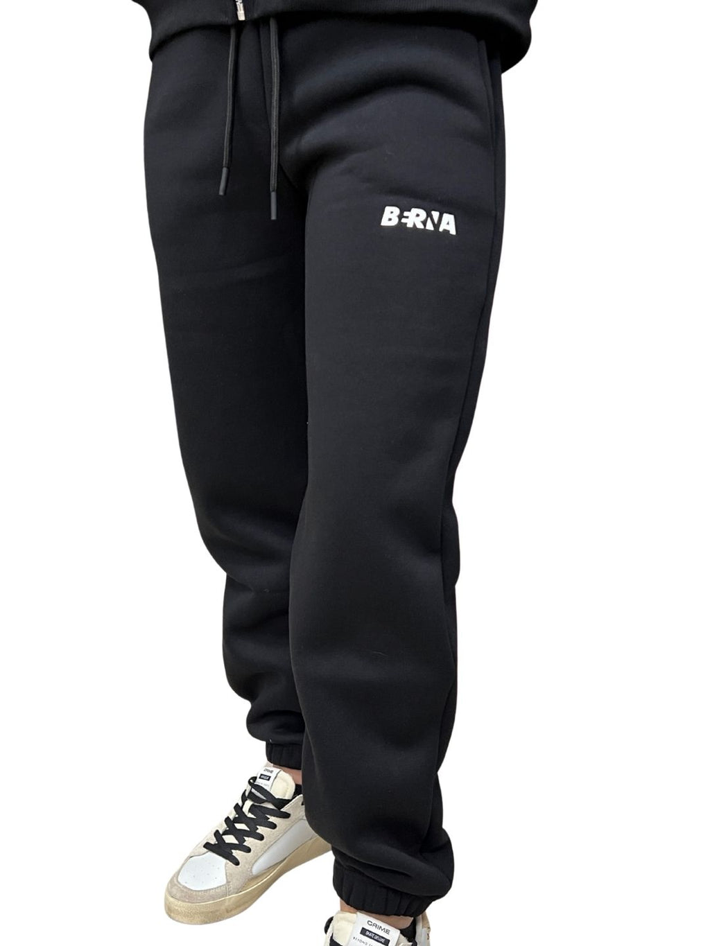 Pantalone logato nero Berna - Seipuntozerostore