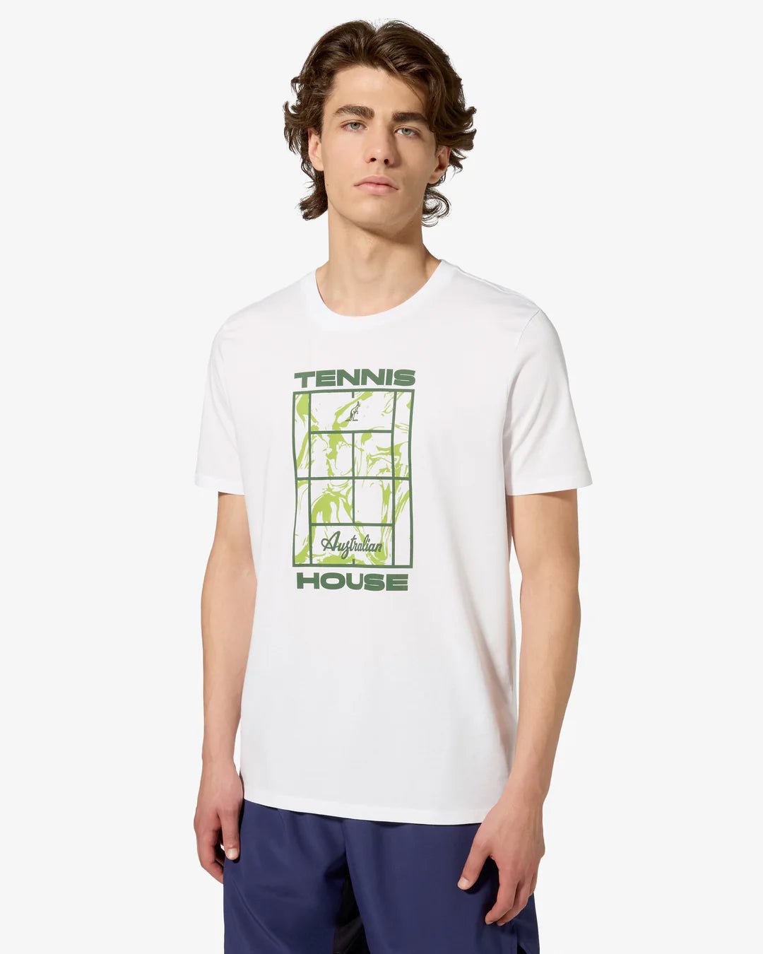 T-shirt Ripple Court Bianco Australian - Seipuntozerostore