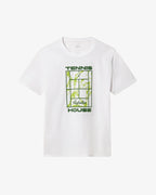 T-shirt Ripple Court Bianco Australian - Seipuntozerostore
