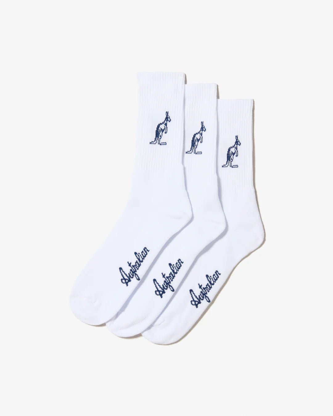 Calze Australian 3 Pack Bianco - Seipuntozerostore