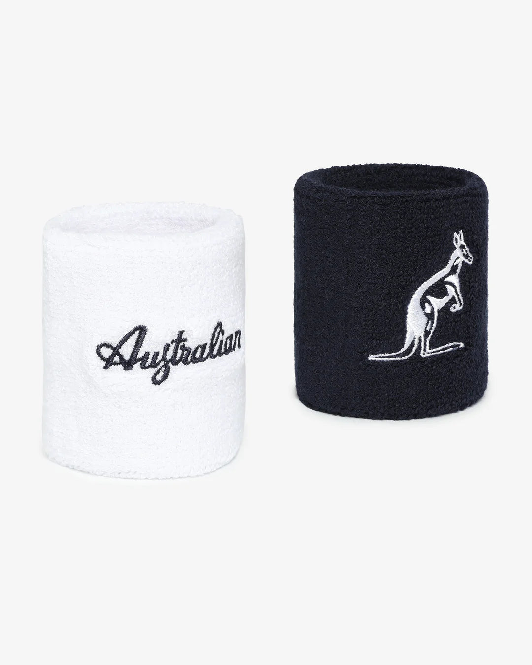 Polsino Australian Double Cotton Wristband bianco Blu - Seipuntozerostore