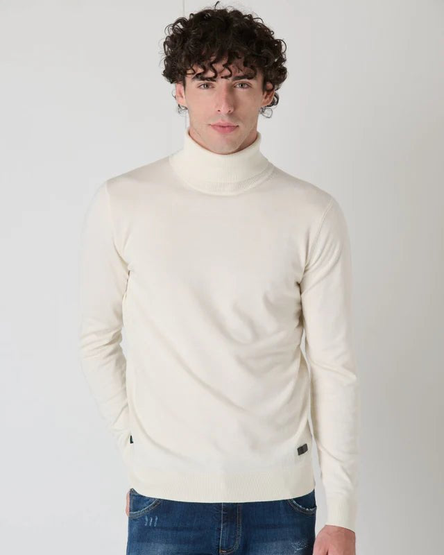 Dolcevita Girocollo in viscosa Panna - Seipuntozerostore