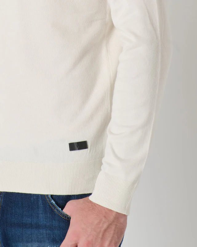 Dolcevita Girocollo in viscosa Panna - Seipuntozerostore