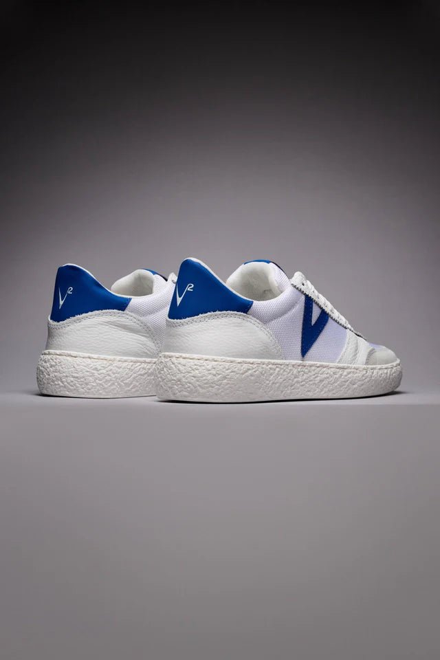 Sneakers Atena con inserti gommati Blu Royal V2 - Seipuntozerostore