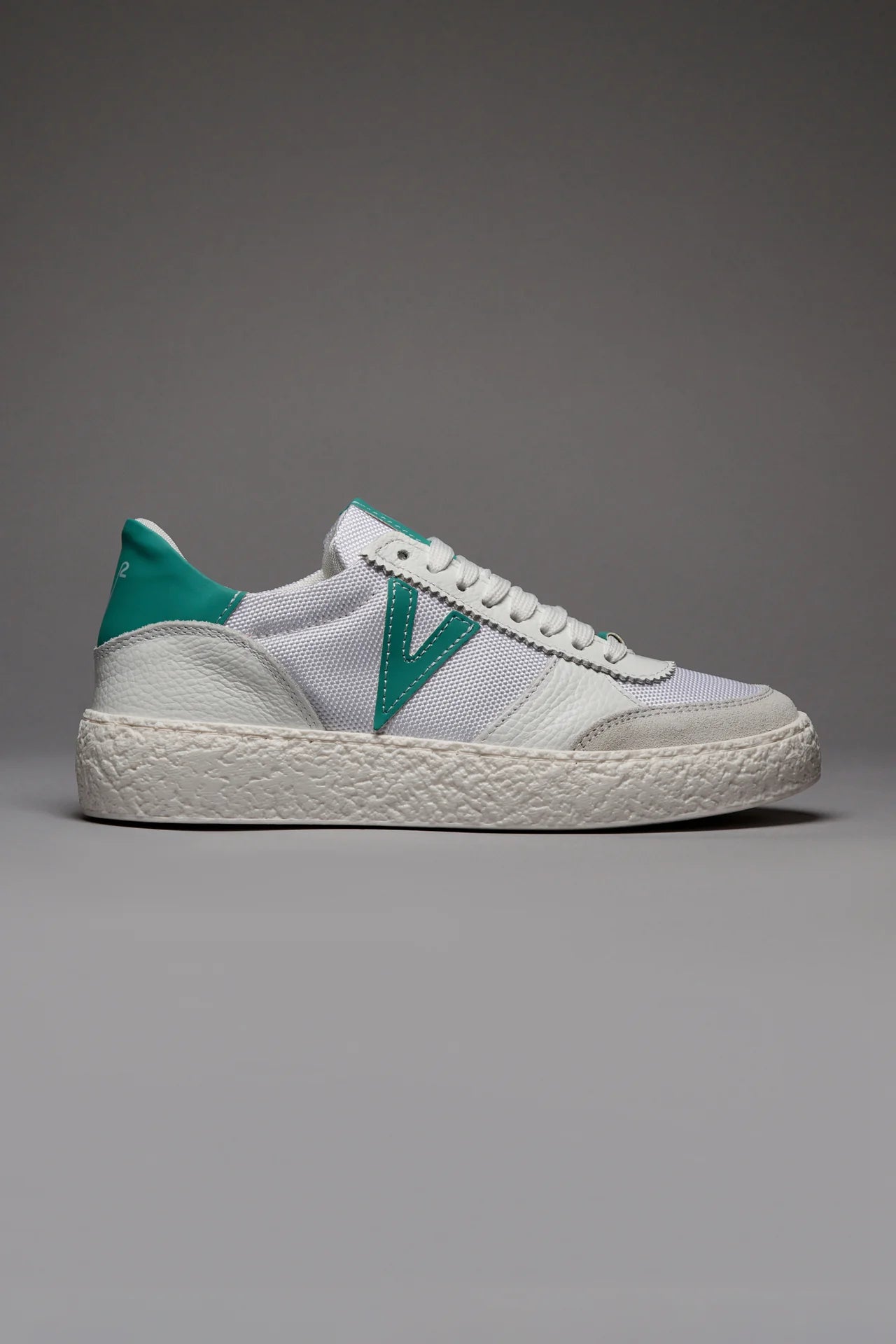 Sneakers Atena con inserti gommati verde smeraldo V2 - Seipuntozerostore