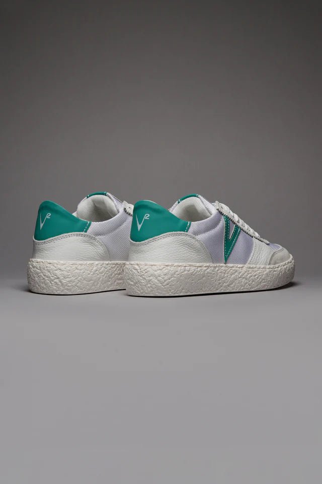 Sneakers Atena con inserti gommati verde smeraldo V2 - Seipuntozerostore