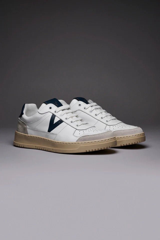 PROMO - 30% NEL CARRELLO Sneakers college con retro e inserto blu V2 Brand - Seipuntozerostore