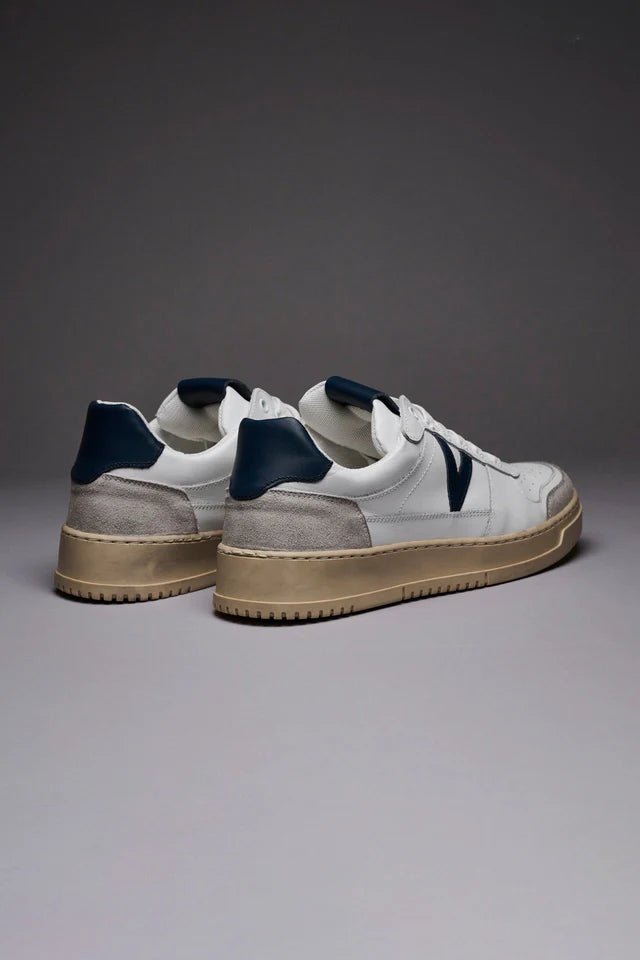 PROMO - 30% NEL CARRELLO Sneakers college con retro e inserto blu V2 Brand - Seipuntozerostore