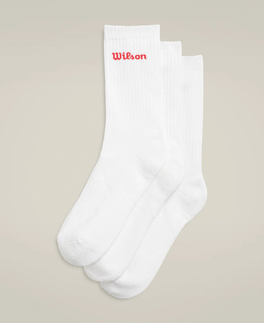 Calze Crew Logo 3Pack Bianco Wilson - Seipuntozerostore