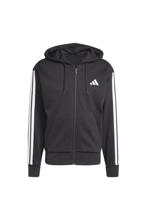 Felpa Essentials Fleece nera Adidas - Seipuntozerostore