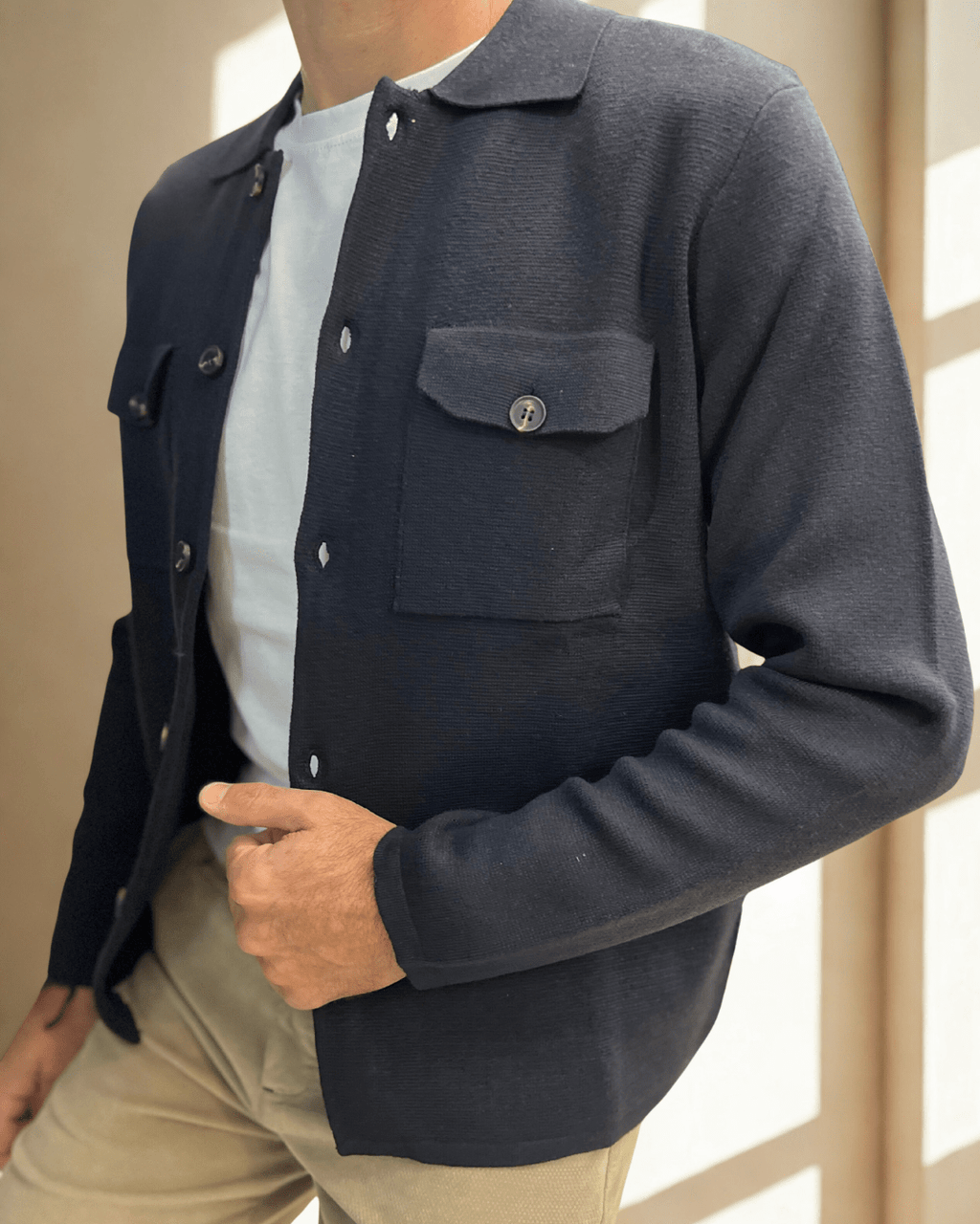 Cardigan in misto lana con bottoni BERNA - Seipuntozerostore