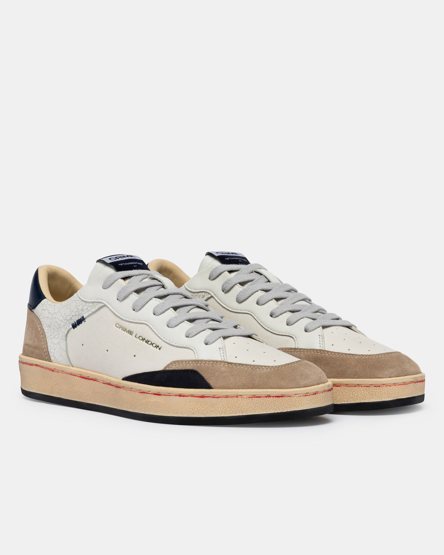 Sneakers Chelsea Cracked White Crime London - Seipuntozerostore