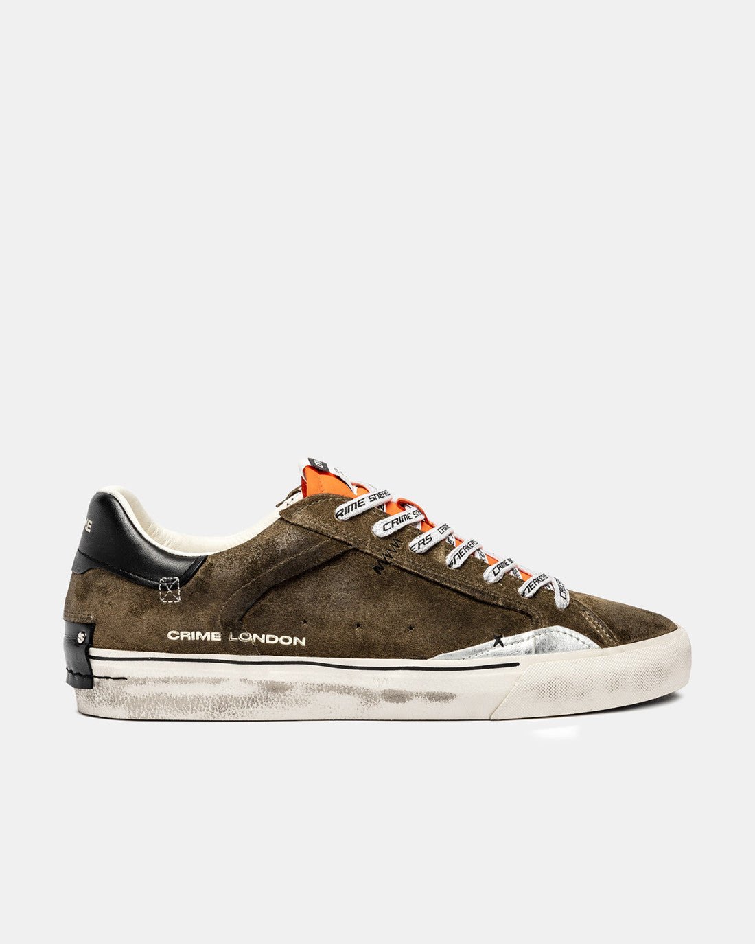 PROMO - 30% NEL CARRELLO CRIME LONDON SNEAKERS DECONSTRUCTED LAVA ORANGE - Seipuntozerostore