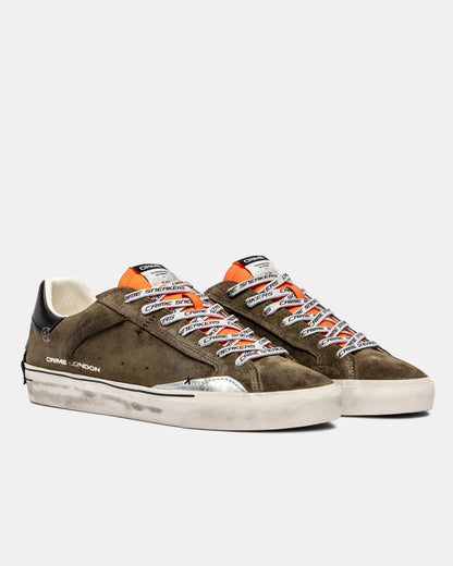 PROMO - 30% NEL CARRELLO CRIME LONDON SNEAKERS DECONSTRUCTED LAVA ORANGE - Seipuntozerostore