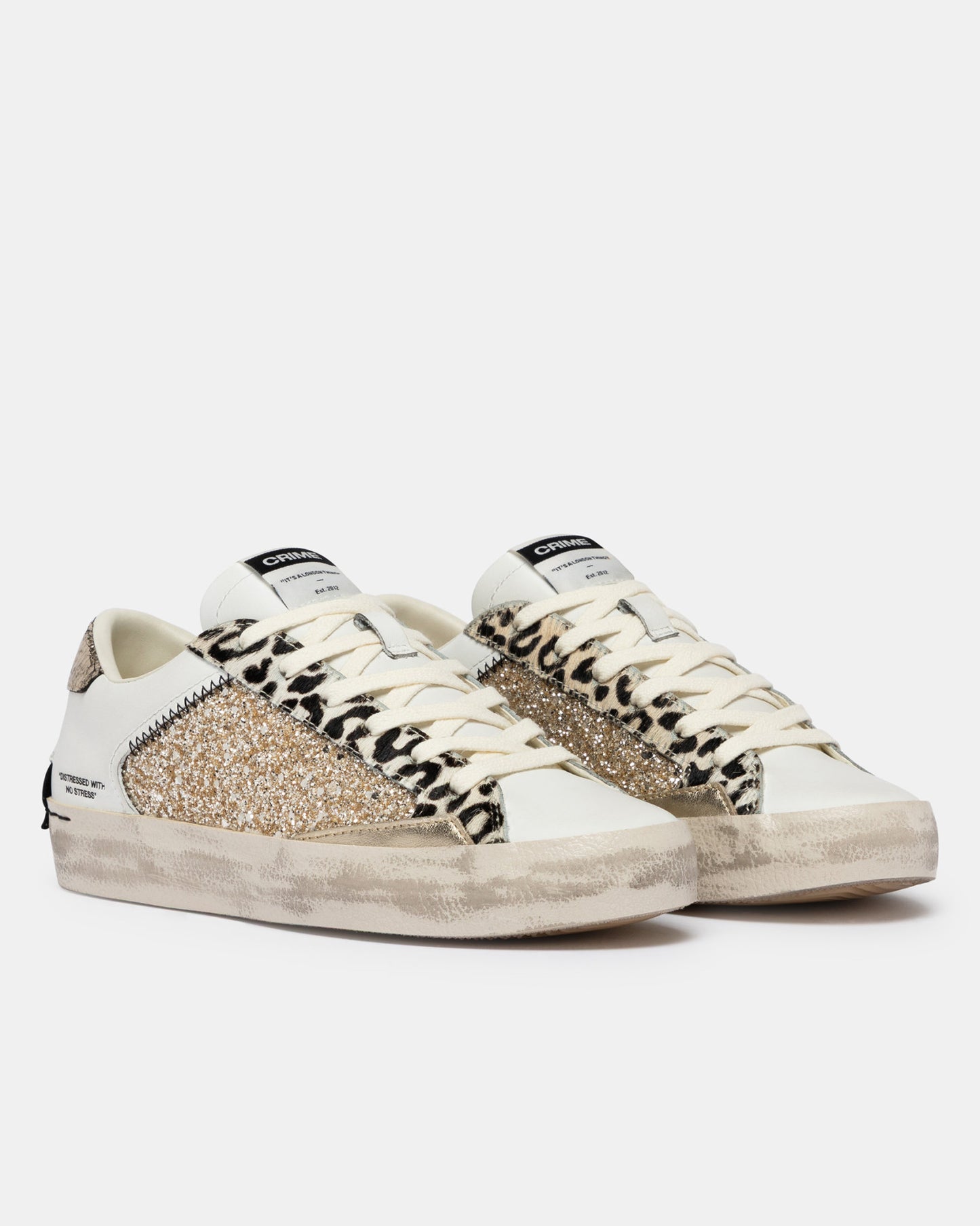 Sneakers DISTRESSED CHROME FANG Crime London - Seipuntozerostore