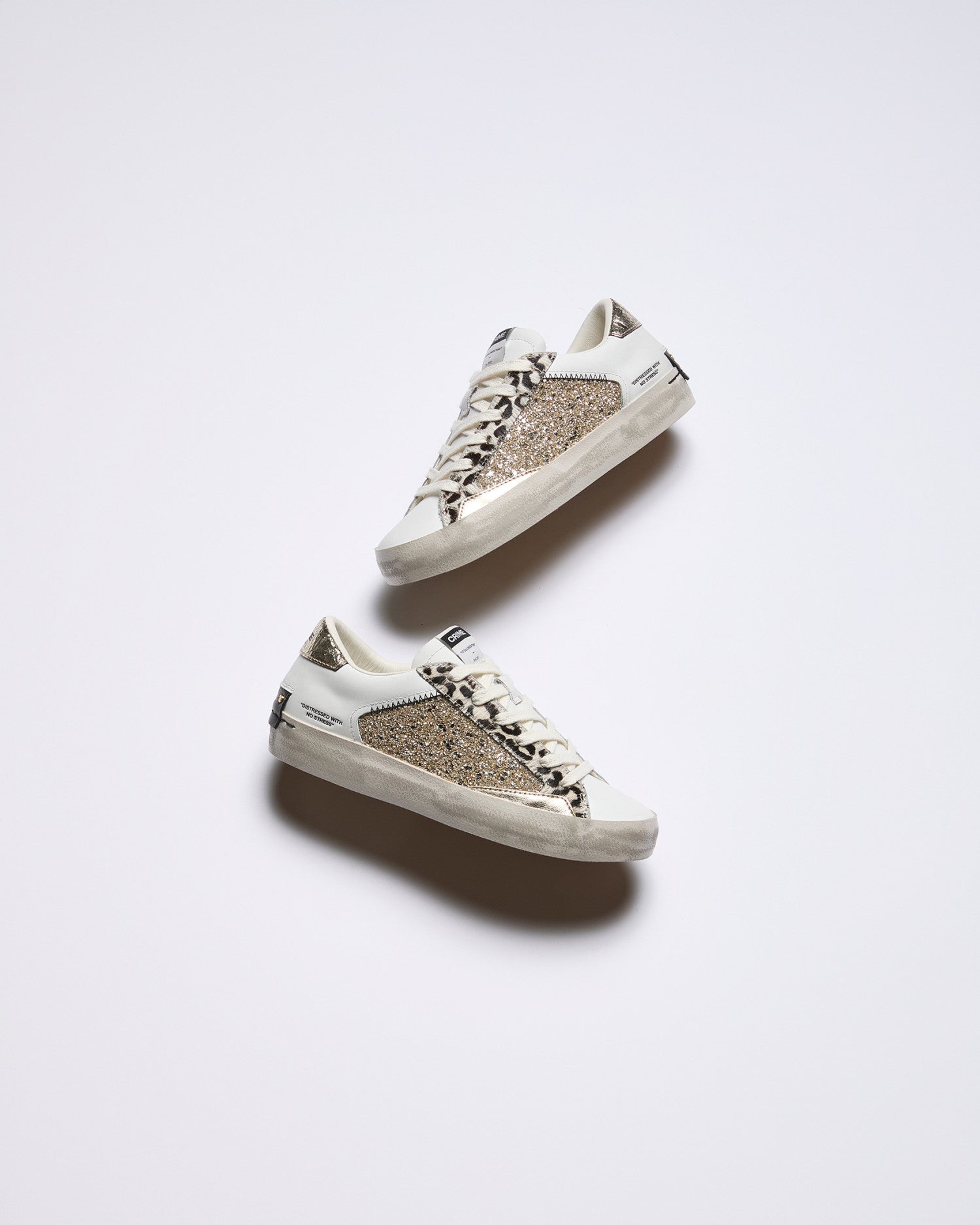 Sneakers DISTRESSED CHROME FANG Crime London - Seipuntozerostore