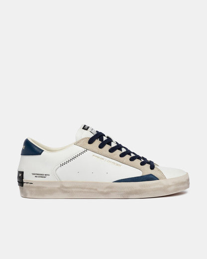 Sneakers Distressed Navy Blue Crime London - Seipuntozerostore