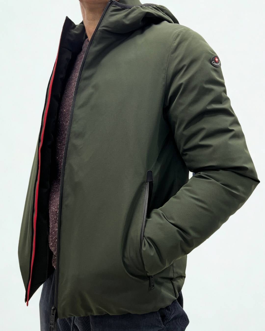 Giacca 0.1 TECH Verde Pino Canadiens - Seipuntozerostore