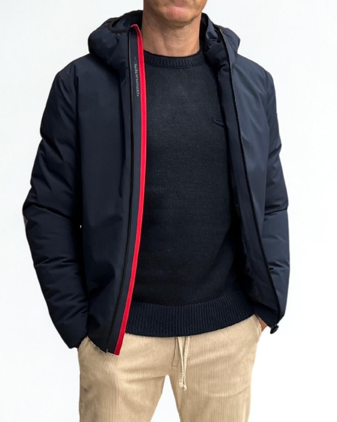 Giacca 0.1 TECH Blu Canadiens - Seipuntozerostore