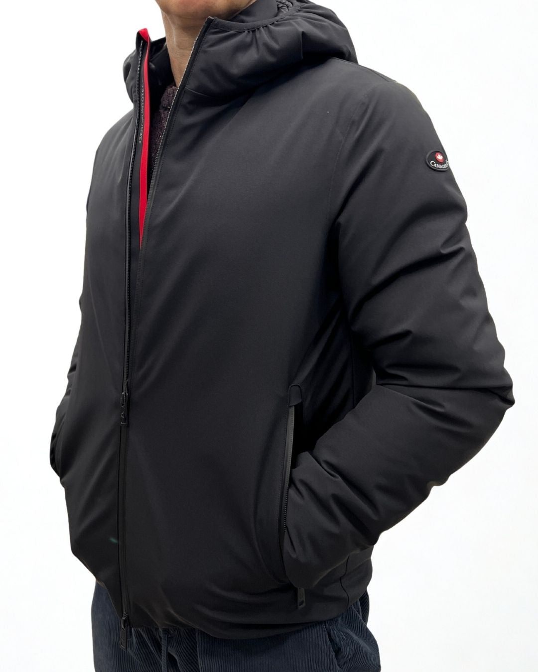 Giacca 0.1 TECH Nero Canadiens - Seipuntozerostore